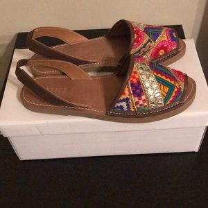 Barney’s New York multi colored sandals